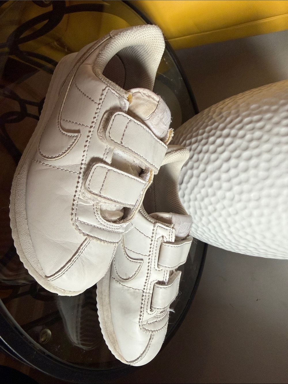 Nike Kids White Velcro Sneakers